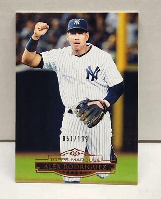 ALEX RODRIGUEZ 2011 Topps Marquee COPPER ~ #'d /199 ~ YANKEES
