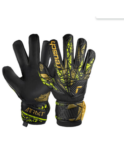  Reusch Torwart Handschuche Keeper Gloves Attrakt Infinity Finger Support  - Bild 1 von 18