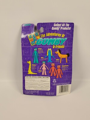 The Adventures Of Gumby And Friends Vintage 1995 Bendable 6in