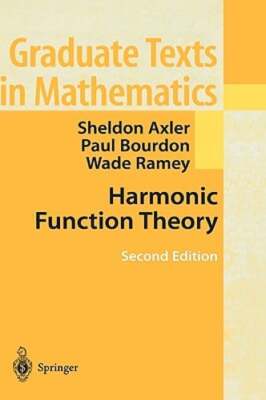 Harmonic Function Theory by Sheldon Axler: New