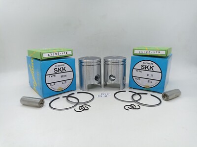 Pair Yamaha RD125 RD125DX RDX125 Piston Rings Kit STD 43.00