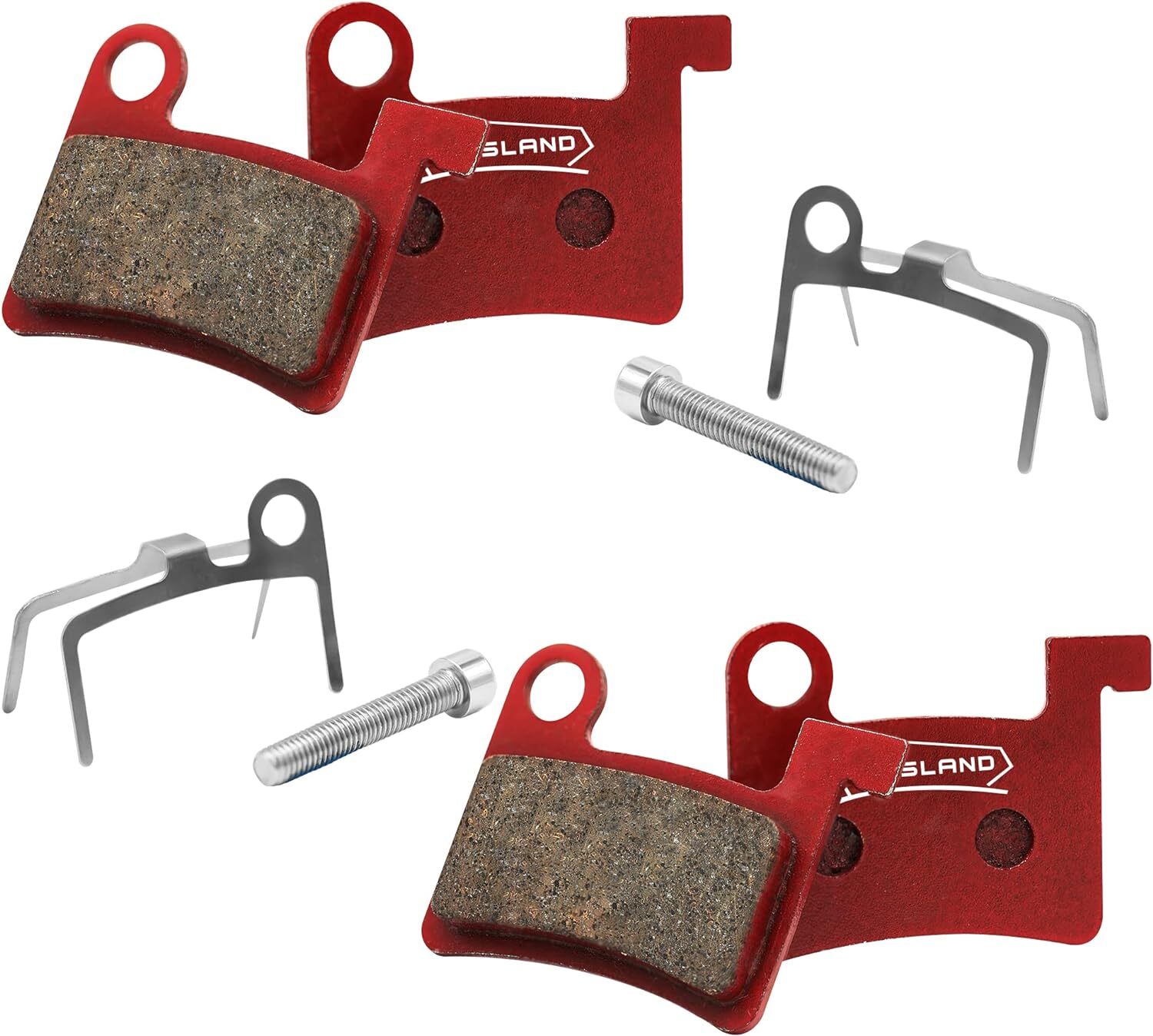 MT600 Electric Bike Disc Brake Pad Two Pairs, Suitable for DYISLAND LD-200PLUS L