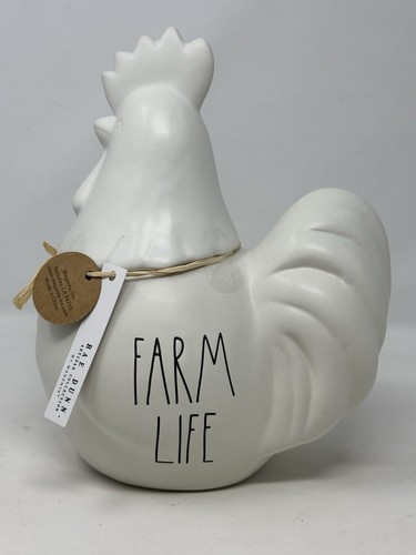 Rae Dunn NEW Release! “FARM LIFE” Ceramic Chicken Canister HTF Decor farmhouse