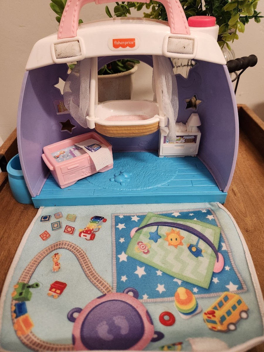 Fisher-Price Little People Cuddle Play BABY Nursery Carry Playset Toy 2019
