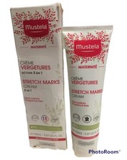 Mustela 3 in 1 Stretch Marks Cream 5.7 oz. Fragrance Free New in Box Exp 12/24