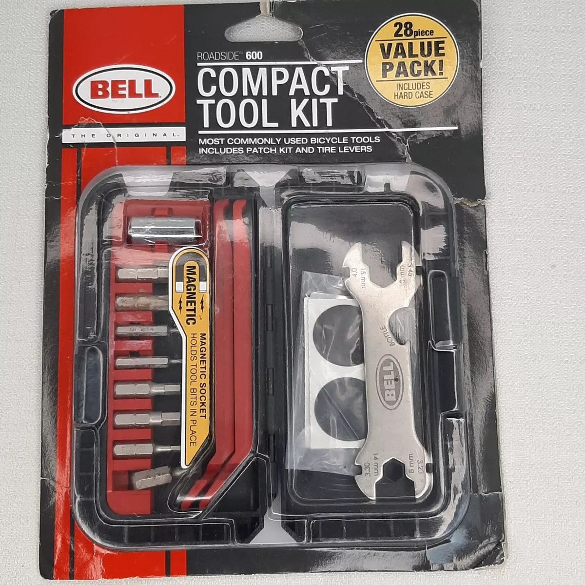 Bell Sports Roadside 600 Compact Bike Tool Kit Bicycle Tire Wrench Repair Set