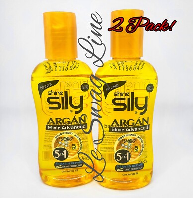 Shine SILY GOTAS ARGAN SILICA Elixir Advanced PROFESIONAL 5en1 120mL FREE SHIP