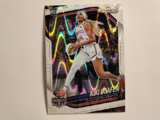 2025 Panini Prizm WNBA #72 Kiki Iriafen (RC) White Seismic Prizm