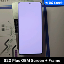 Samsung Galaxy S20 Plus OEM Original Screen OLED Display w/ Midframe Grade A/B/C