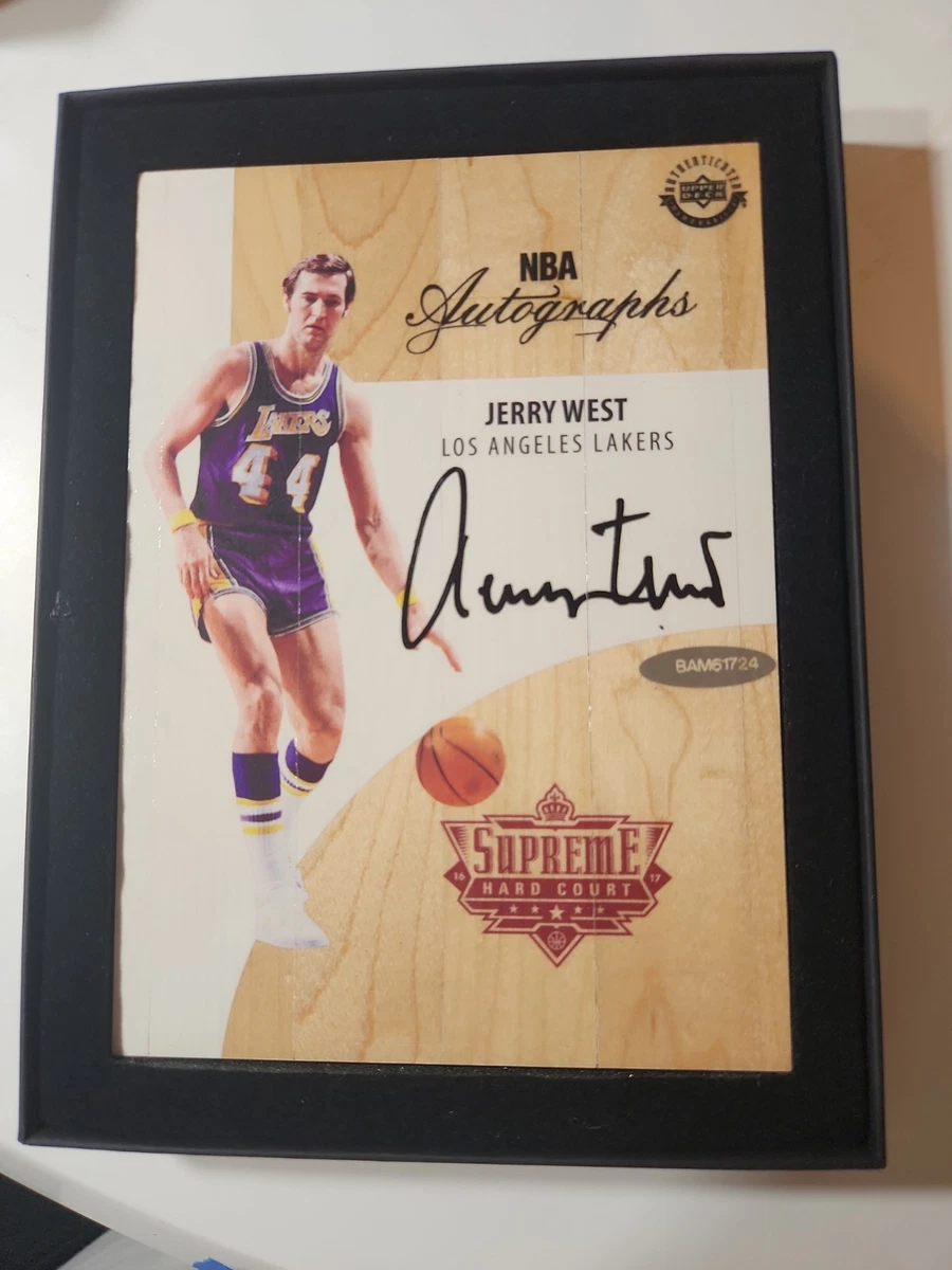 Upper Deck Jerry West Basketball Autographed Sports Trading Cards
