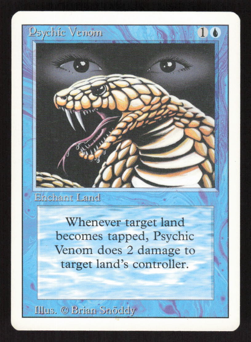 1994 Psychic Venom Revised Edition MTG