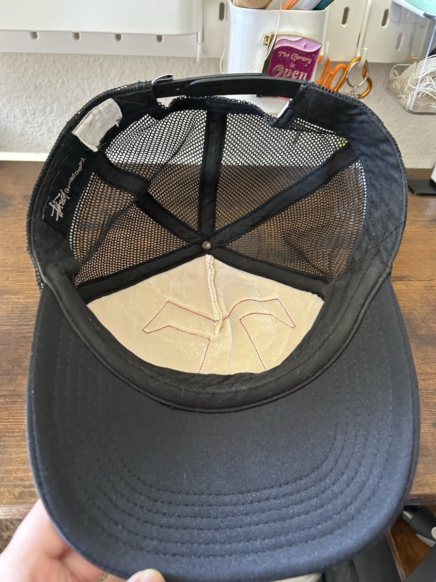 2000s Vintage Stussy Headgear Trucker Hat w/ og pin | eBay