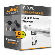 Für Land Rover Discovery 16- G.D.W. Anhängerkupplung abnehmbar + 13polig NEU