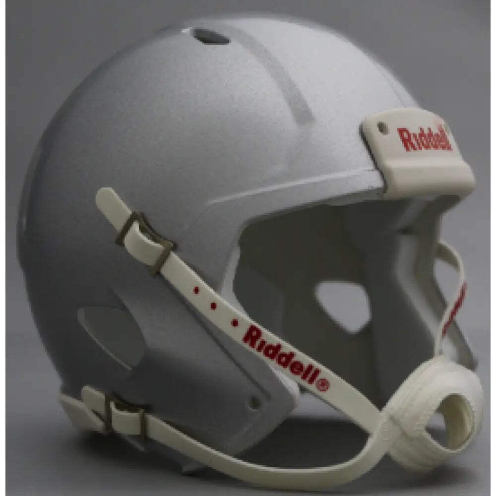 Mini Speed Football Helmet SHELL Silver (For Custom)