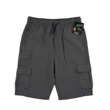 New Plugg Hybrid Cargo Shorts Boys XL 18-20 Dusty Grey Quick Dry