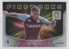 2021-22 Panini Prizm Premier League Fireworks Silver Prizm Emiliano Buendia #18