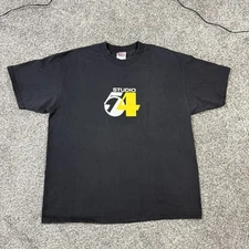 Vintage STUDIO 54 T-shirt New York Night Club Disco Dancing Tee XL
