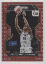 2022 Panini Prizm WNBA W25 Red Prizm 26/199 Angel McCoughtry #168 12v9