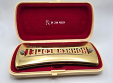 Hohner Comet Harmonica 3427 Curved Tremelo Two Sided C/G Key with Case Germany