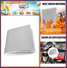 New Automotive Exhaust Heat Shield 12x24 Aluminum Muffler Wrap Insulation 1000f New Automotive Exhaust Heat Shield 12x24 Aluminum Muffler Wrap Insulation 1000f