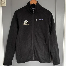 PATAGONIA Men's Better Sweater THE PEREGRINE FUND Zip Jacket Black Size Small S