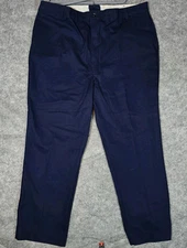 New Red Kap Work Pants Men's 48x32 Blue Cotton Made in USA