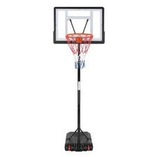 Ktaxon 33 In. Portable Basketball Hoop Stand, 6.5-8 ft Adjustable Basketball ...