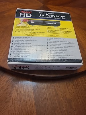 Access HD Digital To Analog TV Converter w/ Dedicated Remote Control DTA1080D