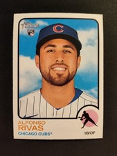 2022 Topps Heritage - Alfonso Rivas #69 (RC) Chicago Cubs 