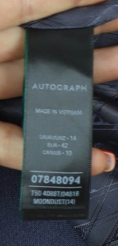 Autograph Women’s Blue Double Breasted Suit Jacket - Picture 5 of 12