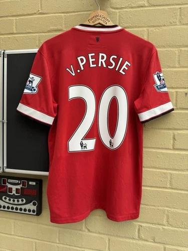 Manchester United 2014-15 Home Football Shirt Men’s Medium #20 VAN PERSIE
