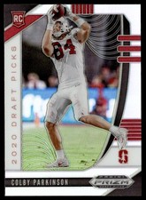 2020 Panini Prizm Draft Picks Prizm Colby Parkinson Rookie NCAA #135