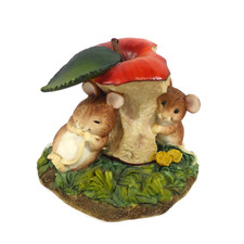 Merrie Mice from Border Fine Arts Studio Fruit Fun A0604 'Core Blimey' Figurine