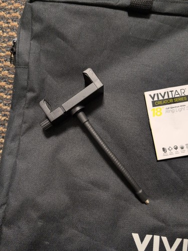 Vivitar Creator Series Full Spectrum Ring Light Soft Carry Case Remote & Cradle - Picture 2 of 9