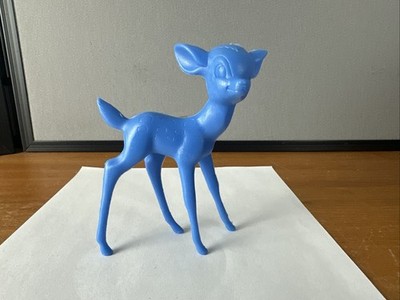 Bambi Vintage 1972 Louis Marx Walt Disney Productions 5'' Blue Plastic Figure Toy