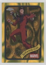 2025 Topps Chrome Marvel Comics Yellow Lava Refractor Shang-Chi #159 14wi