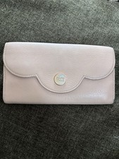 See by Chloe Scalloped Edge Leather Wallet, Nude