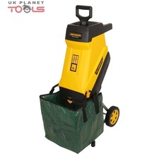 TOUGH MASTER Electric Garden Shredder 2400W, 45mm Maximum Cut, 10M Power Cable