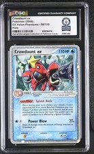 Pokemon Crawdaunt ex EX Holon Phantoms Holo Ultra Rare #99 CGC WORLD RECORD 1/1 on eBay