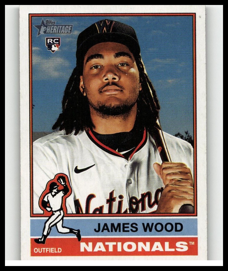 2025 Topps Heritage #231 James Wood RC