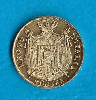 40FF OR NAPOLEON 1er EMPEREUR 1814 Milan (Royaume d'Italie)