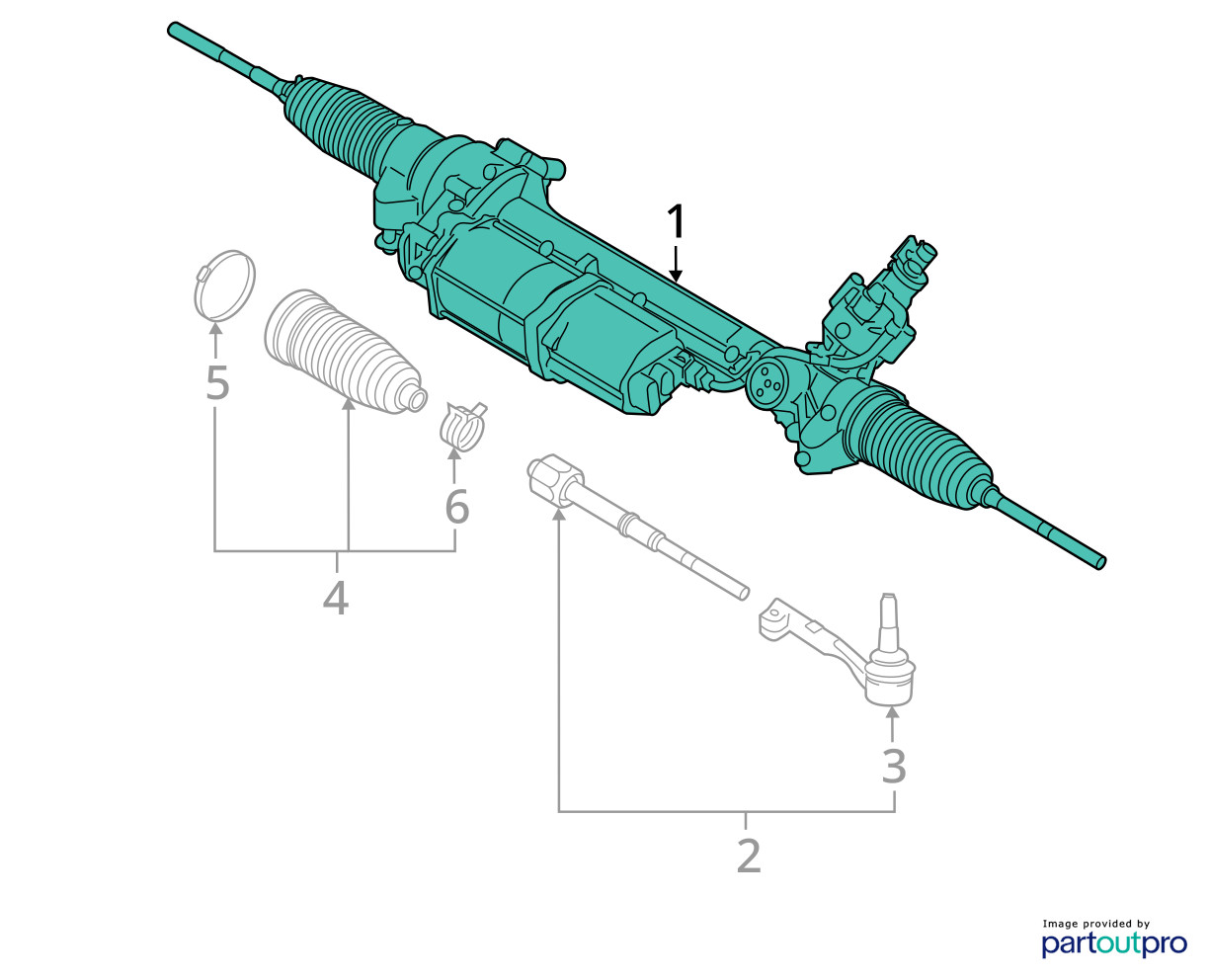 BMW i8 2014-2019 Steering rack