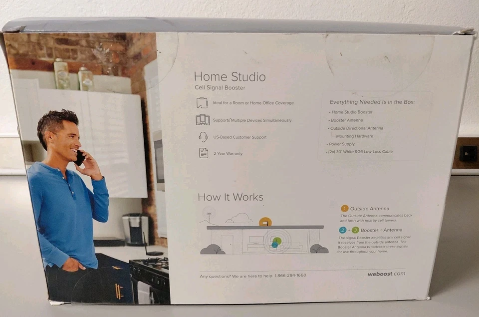 WeBoost Home Studio Cell Single Room Signal Booster (470166) - Image 4 of 4