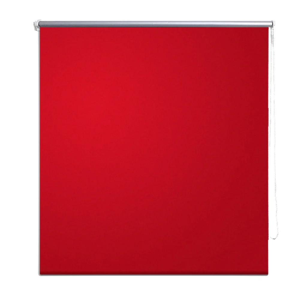 Store enrouleur occultant rouge 60x120 cm toile opaque rideau de fenêtre