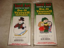 Yard Art 99, 81 - Caroller Kids, Skating Snowman - Do-it yourself patterns