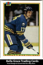 1990-91 Bowman Mike Foligno #247 Buffalo Sabres NHL Hockey