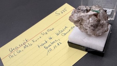 Steacyit,  Kanada, Quebec, Mont St. Hilaire, 16 g, 3x2cm, 1983