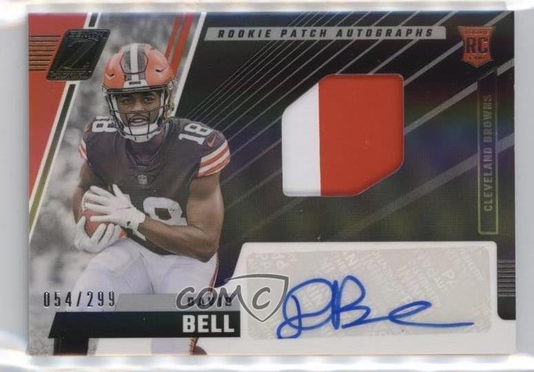 2022 Panini Zenith Rookie Patch Auto 54/299 David Bell #232 Patch Auto 15ej