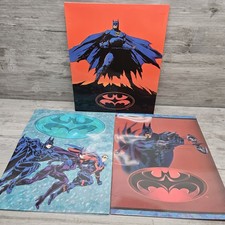 Vtg Batman Folder 1997 DC Comics 3 Ring Binder Movie Impact Inc NOS USA Made