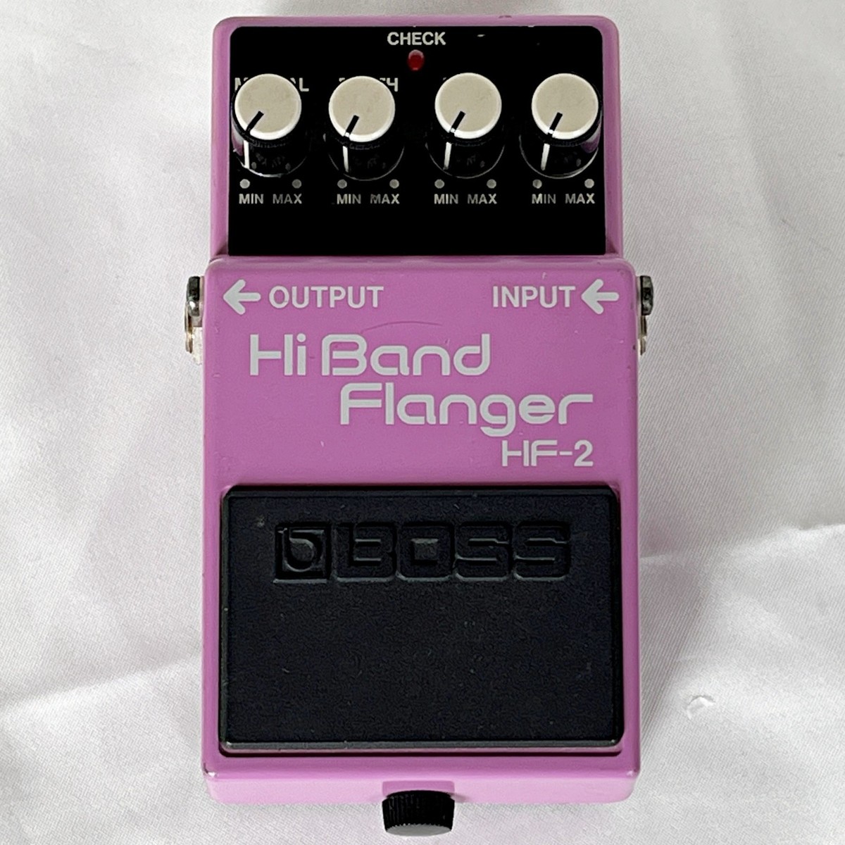 BOSS HF-2 Hi Band Flanger 1986 Vintage Guitar Effect Pedal Made in